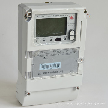 Three-Phase Charge-Controlled Intellective Energy Meter